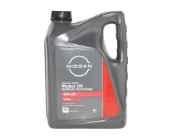 Моторное масло NISSAN Motor Oil 5W-40, 5 литров
