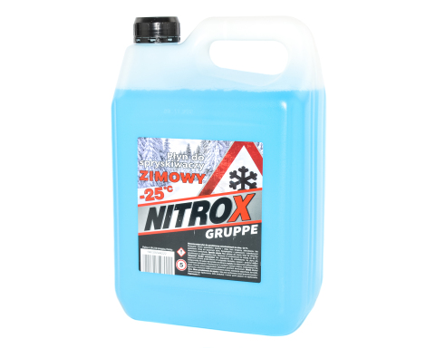 Рідина склоомивача (зимова -25C) Bubble Gum (голубий), 4 літри