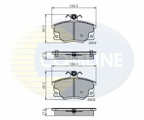 CBP4137 Comline - Тормозные колодки для дисков