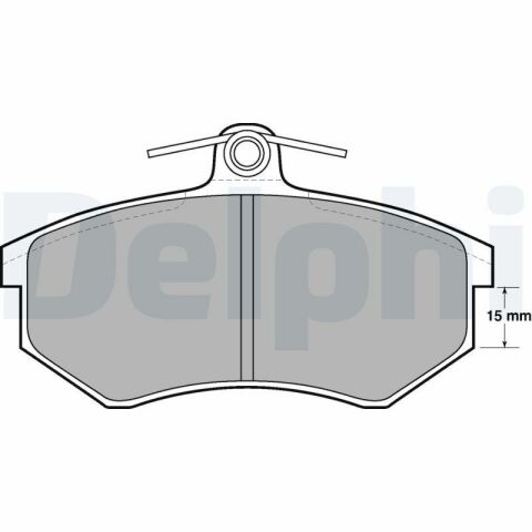 Колодки гальмові передні Audi 80,100,A4,Passat 77- (без Датчик) VW