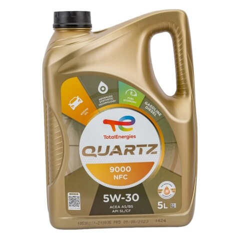 Моторна олива Total QUARTZ 9000 NFC 5W-30, 5 літрів