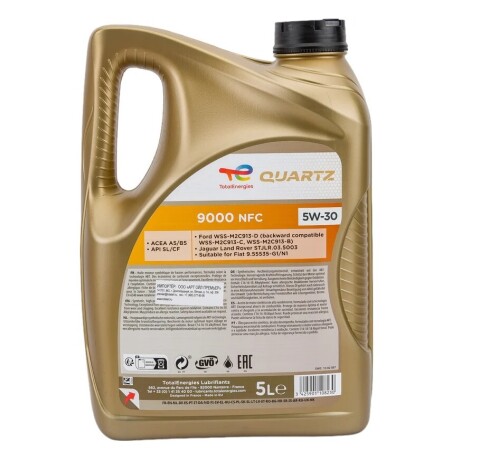 Моторна олива Total QUARTZ 9000 NFC 5W-30, 5 літрів