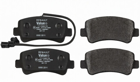 Задні гальмівні колодки Value+