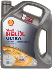 Моторна олива SHELL Helix Ultra 5W-40, 5 літрів Моторна олива SHELL Helix Ultra 5W-40, 5 літрів