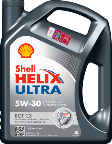 Моторна олива SHELL Helix Ultra ECT C3 5W-30, 4 літри