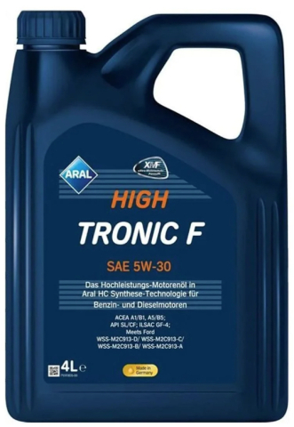 Моторна олива ARAL High Tronic F 5W-30, 4 літри