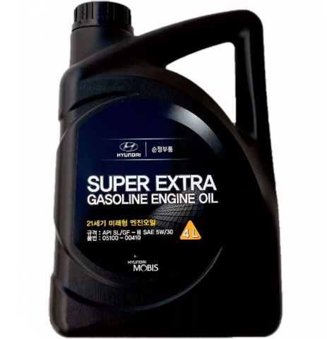Моторна олива Hyundai / KIA Super Extra Gasoline 5W-30, 4літра