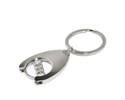 Брелок Audi металевий