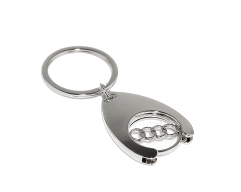 Брелок Audi металевий