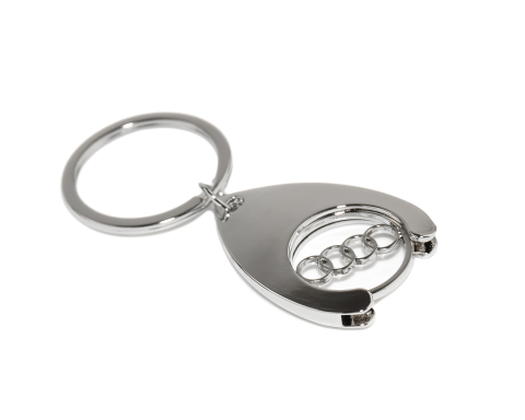 Брелок Audi металевий