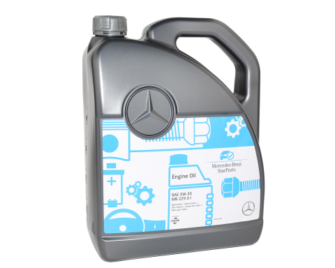 Моторна олива MERCEDES-BENZ 5W-30 (MB229.51), 5 літрів