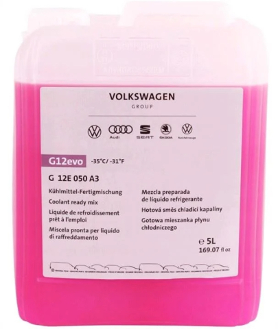 Антифриз VAG (фіолетовий) G12 Evo (-35°C) готовий, 4 літрів
