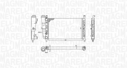 FIAT радіатор охолодження Fiorino 1.4/1.6 94-