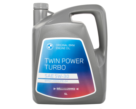 Масло моторное BMW Twin Power Turbo Longlife-04 5W-30, 5 литров Масло моторное BMW Twin Power Turbo Longlife-04 5W-30, 5 литров
