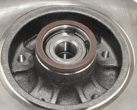 Диск тормозной (задний) Renault Megane III/Scenic III 08- (260x8) (+ABS) (с подшипником)