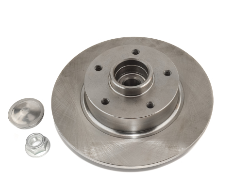 Диск тормозной (задний) Renault Megane III/Scenic III 08- (260x8) (+ABS) (с подшипником)