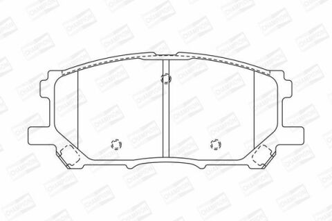 Колодки гальмові передні RX300 03- TOYOTA