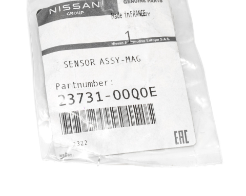 Датчик положення колінвалу Renault Trafic II + Opel Vivaro A 01->06 / Renault Master II + Opel Movano A 98->10 1.9dCi / 1.9dTi + 1.9dCi