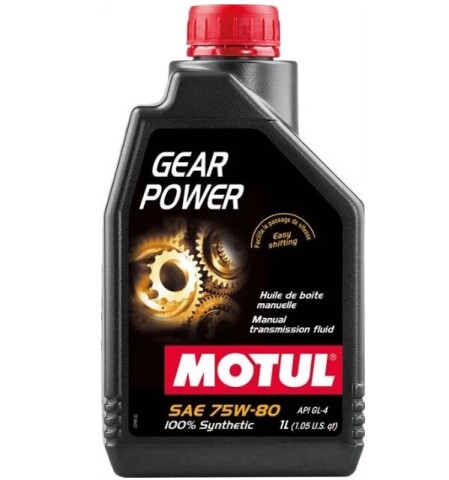 Трансмиссионное масло Motul Gear Power 75W-80, 1 литр