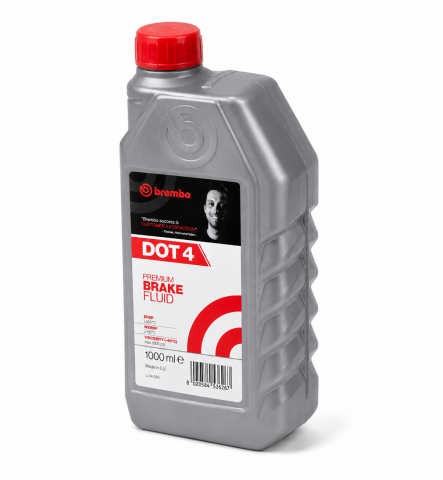 Тормозная жидкость BREMBO DOT 4, 1 литр