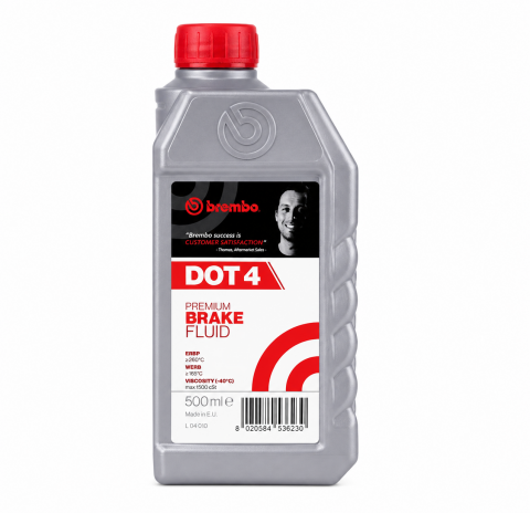Гальмівна рідина BREMBO DOT 4, 0,5 літра