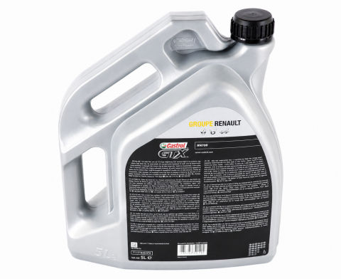 Моторна олива RENAULT Castrol GTX RN 700 10W-40, 5 літрів Моторна олива RENAULT Castrol GTX RN 700 10W-40, 5 літрів