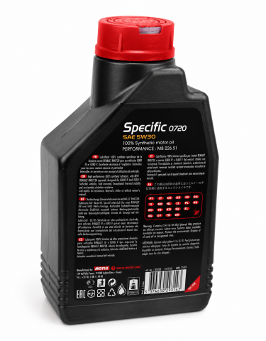 Моторна олива MOTUL Specific 0720 5W-30, 1 літр