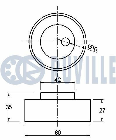 Ролик натяжн.grand vitara 2.0hdi 01-