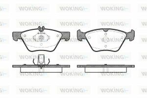 Тормозные колодки пер. W202/210 (ATE)/211 4Matic