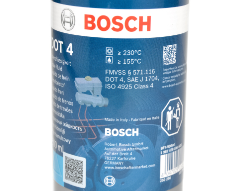 Гальмівна рідина BOSCH DOT4, 0,5 літра