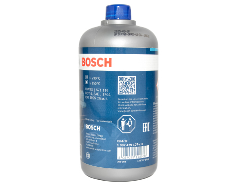 Тормозная жидкость BOSCH DOT4, 1 литр