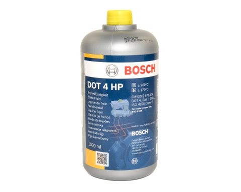 Гальмівна рідина BOSCH DOT4 HP, 1 літр