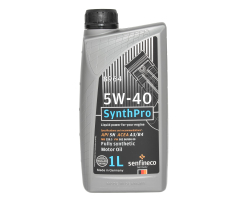 Моторное масло SENFINECO SynthPro 5W-40, 1 литр