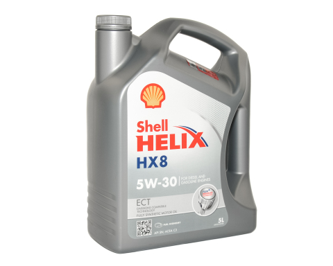 Моторна олива SHELL Helix HX8 ECT 5W-30, 5 літрів