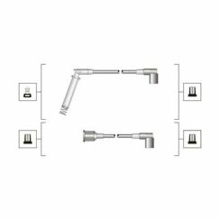 Комплект високовольтних дротів EQ OPEL ASTRA F 1.4SI, CORSA A, KADETT E [941319170045]