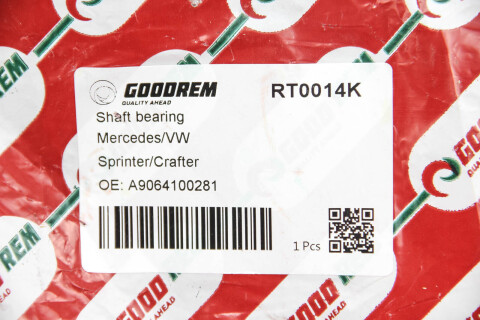Подвесной подшипник Sprinter/Crafter 06- (H=73) (d47mm) + монт. к-кт Подвесной подшипник Sprinter/Crafter 06- (H=73) (d47mm) + монт. к-кт