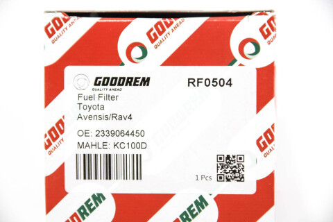 Фільтр паливний Avensis/Corolla/Rav4/Yaris/Mazda 323/6 98- Фільтр паливний Avensis/Corolla/Rav4/Yaris/Mazda 323/6 98-