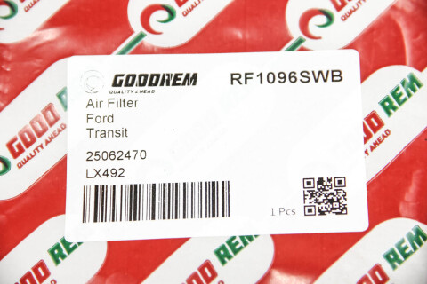 Фильтр воздушный Transit 2.0i/2.5D/TDi 94>00 (с сеткой)