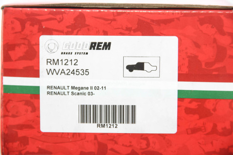 Дисковые тормозные колодки (передние) Renault Megane II / Scenic II / Clio III