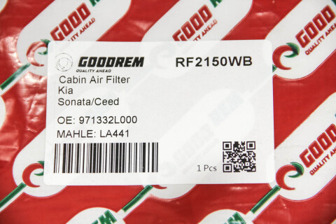 Фільтр салону Kia Ceed 1.4-1.6 Фільтр салону Kia Ceed 1.4-1.6