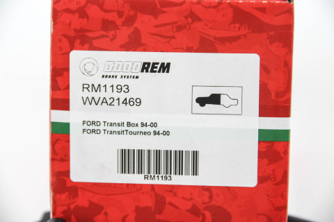 Гальмівні колодки пер. Transit T15 91-99 Гальмівні колодки пер. Transit T15 91-99
