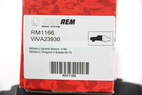 Дисковые тормозные колодки (передние) Renault Kangoo I (4x4) / Megane II / Scenic II