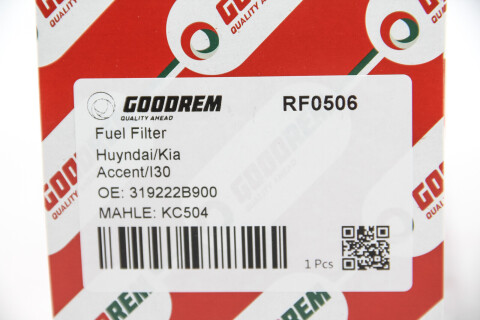 Фільтр паливний Hyundai/Kia 1.4-2.2CRDi 05- Фільтр паливний Hyundai/Kia 1.4-2.2CRDi 05-