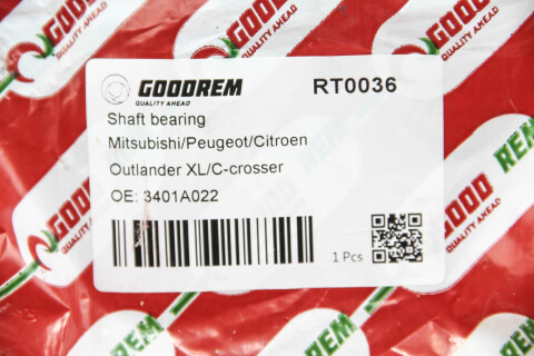 Підшипник підвісний Mitsubishi Outlander XL/ASX/Peugeot 4007/Citroen C-crosser 06-14 (d=30mm)