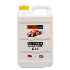 Антифриз SATO tech G11 жовтий (-80с), 5 літрів