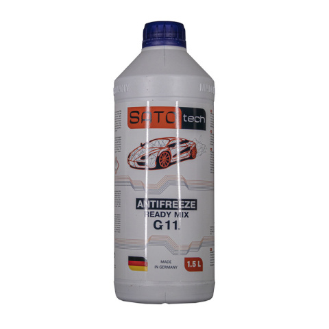 Антифриз SATO tech Ready Mix G11 синій (-35с), 1,5 літра Антифриз SATO tech Ready Mix G11 синій (-35с), 1,5 літра