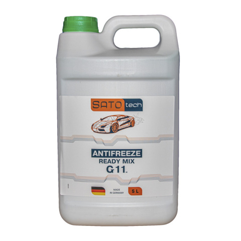 Антифриз SATO tech Ready Mix G11 зелений (-35с), 5 літрів Антифриз SATO tech Ready Mix G11 зелений (-35с), 5 літрів