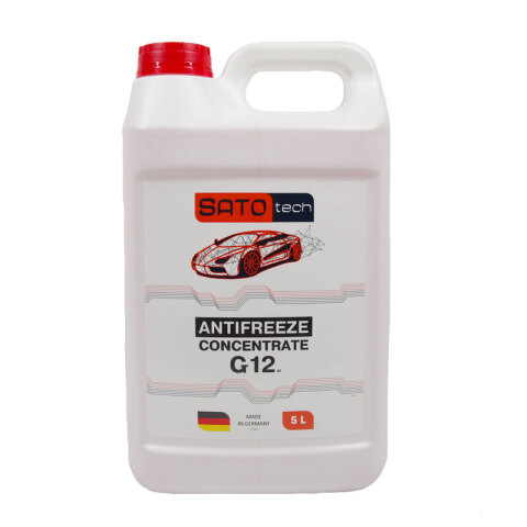 Антифриз SATO tech G12 красный (-80с), 5 литров Антифриз SATO tech G12 красный (-80с), 5 литров