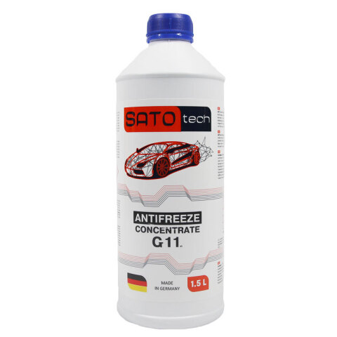 Антифриз SATO tech G11 синий (-80с), 1,5 литра Антифриз SATO tech G11 синий (-80с), 1,5 литра