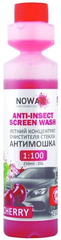 Жидкость концентрированная летняя в бачок омывателя 1:100 (вишня) 250 ml